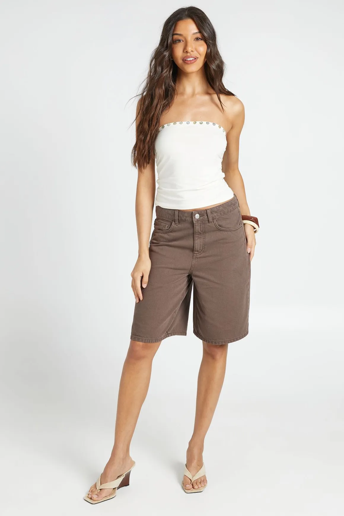 Short En Jean Mi-hauteur