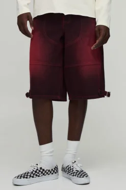 Short En Jean Overdye Avec Détails De Coutures Western