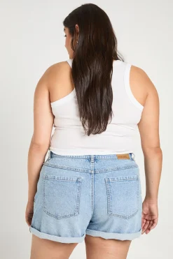 Short en jean pour maman Plus