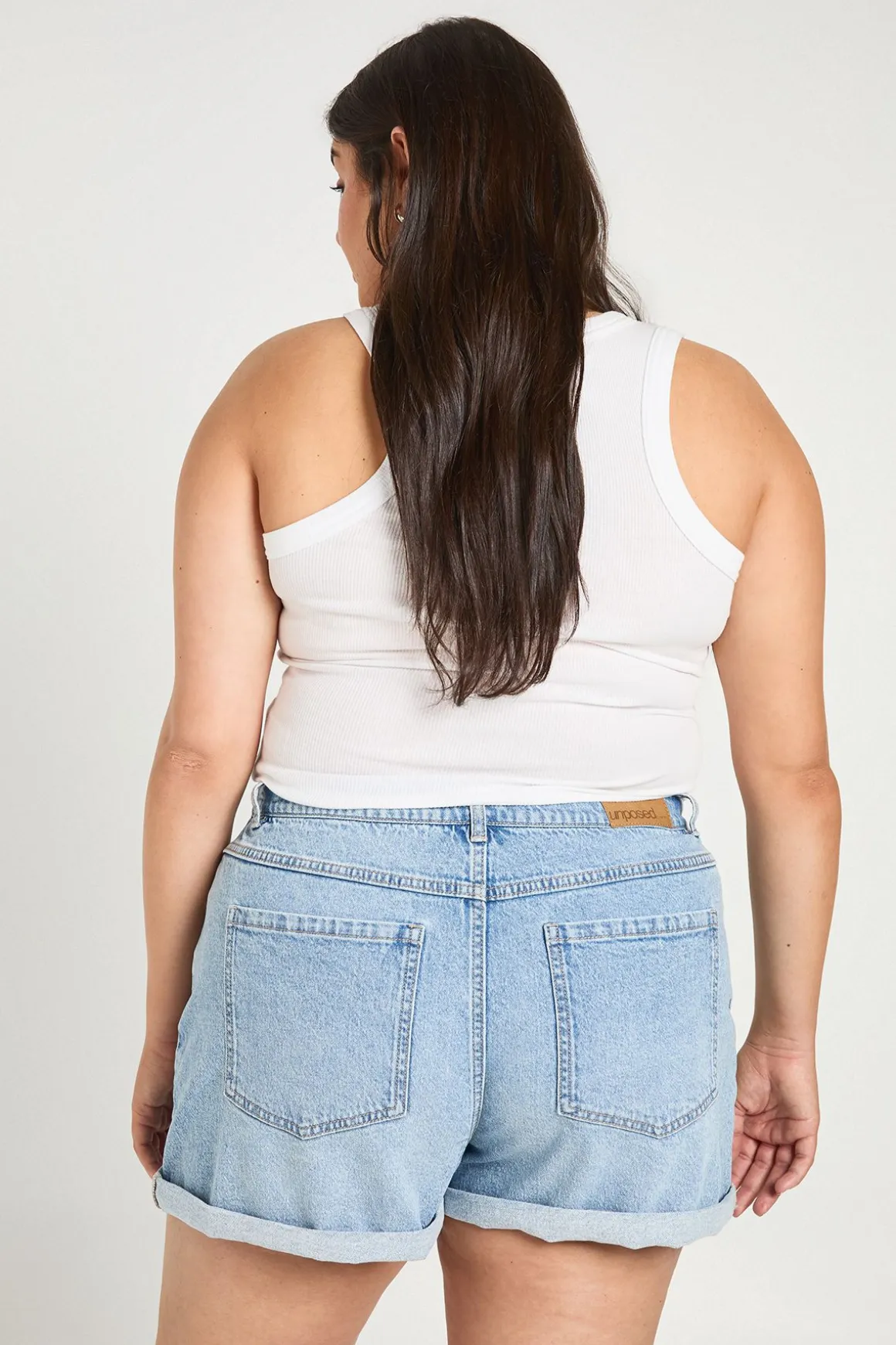 Short en jean pour maman Plus