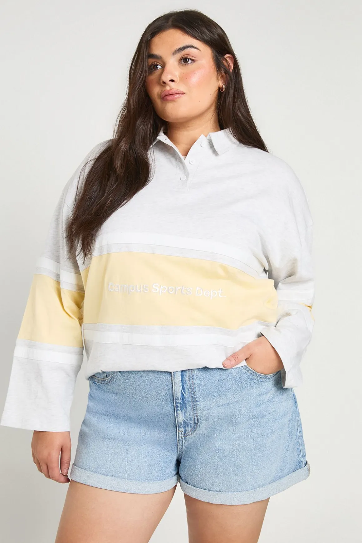 Short en jean pour maman Plus