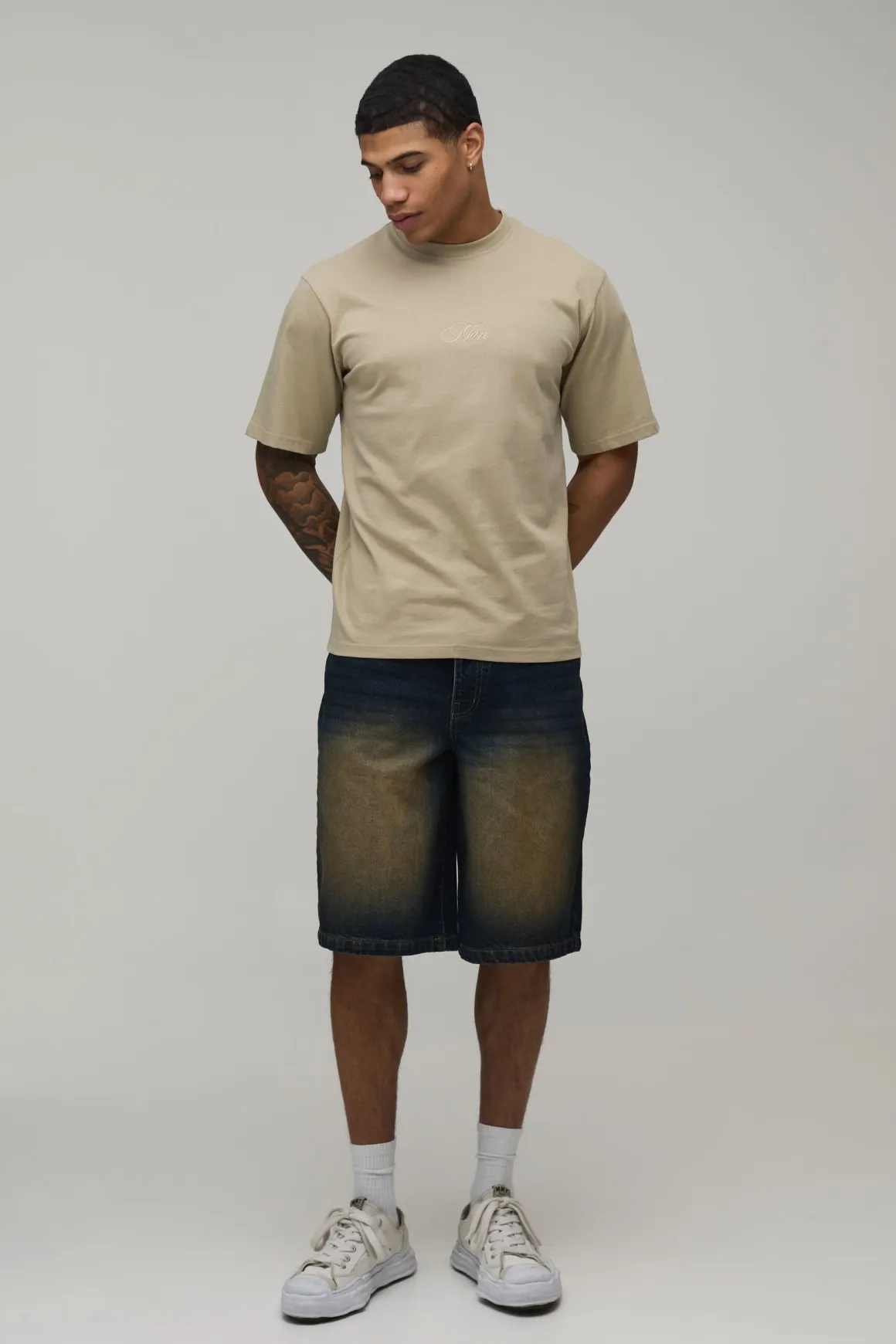 Short en Jean Rigide Regular