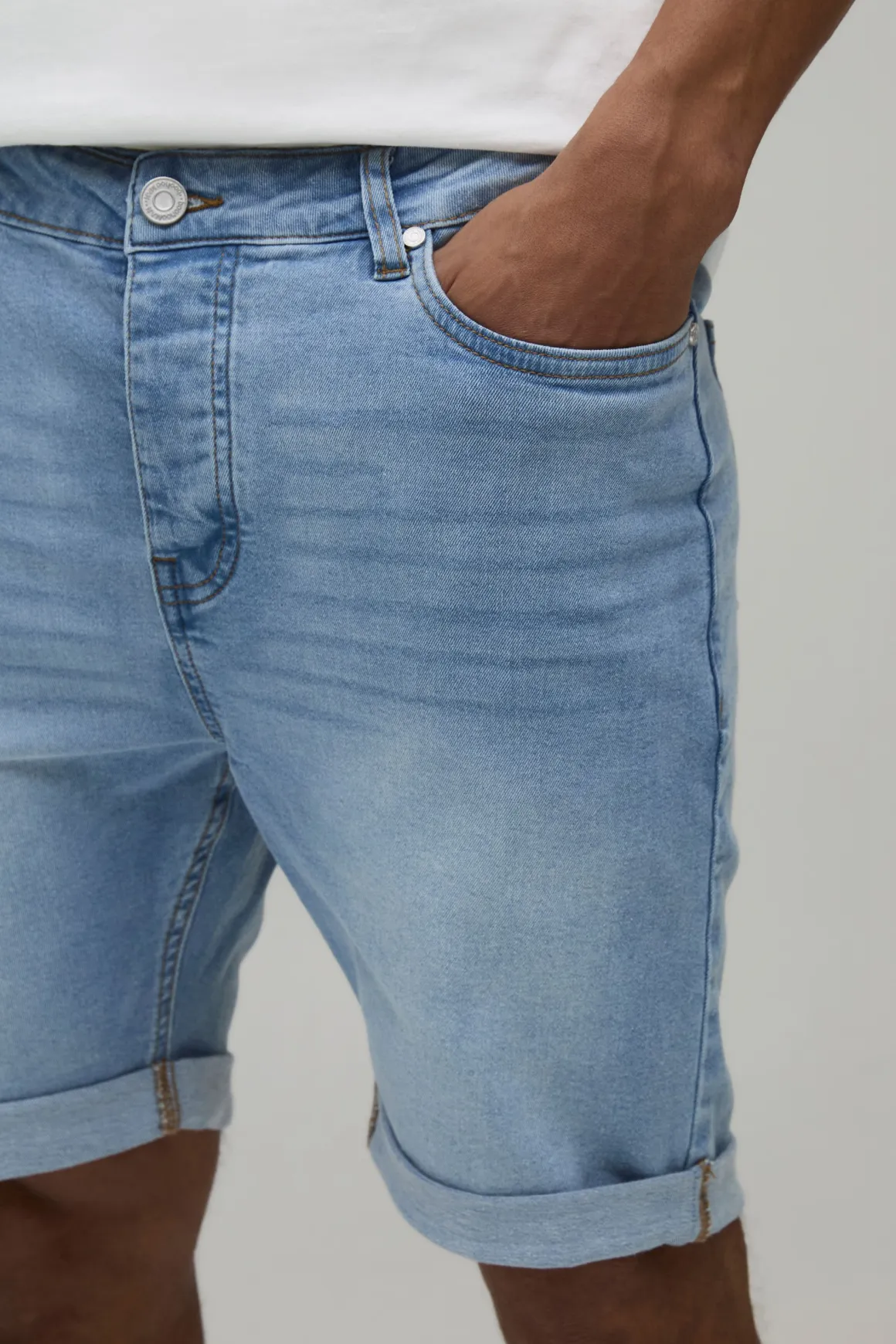 Short En Jean Stretch Coupe Skinny Basique