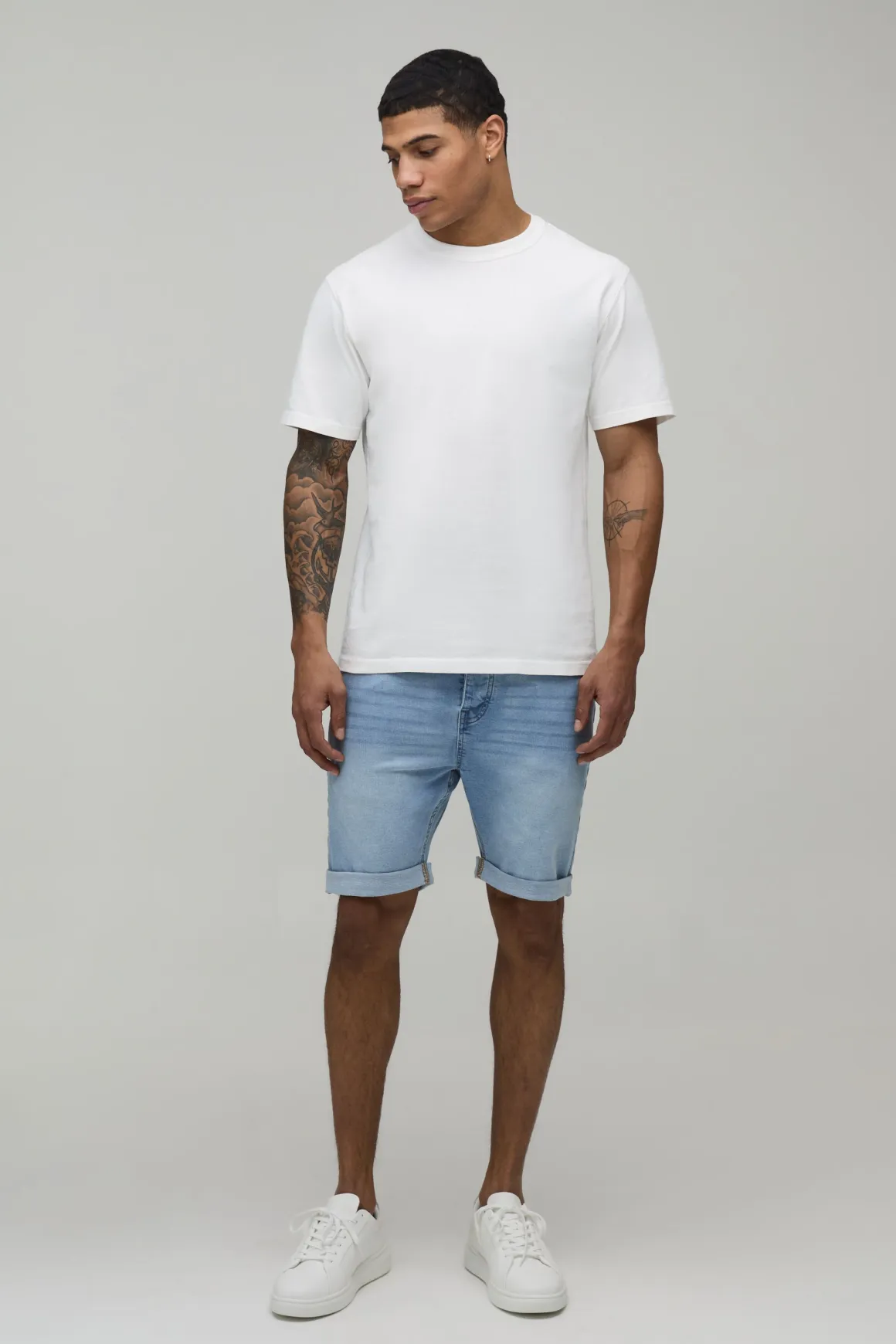 Short En Jean Stretch Coupe Skinny Basique