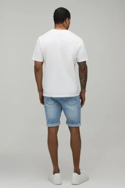 Short En Jean Stretch Coupe Skinny Basique