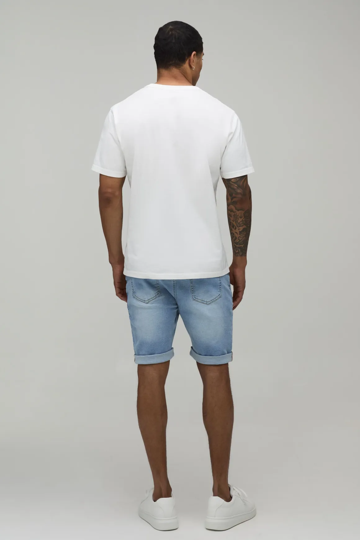 Short En Jean Stretch Coupe Skinny Basique