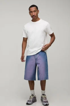 Short En Jean Teinté Coupe Regular