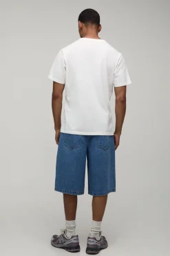 Short En Jean Teinté Coupe Regular