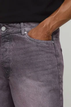 Short En Jean Teinté Longue Coupe