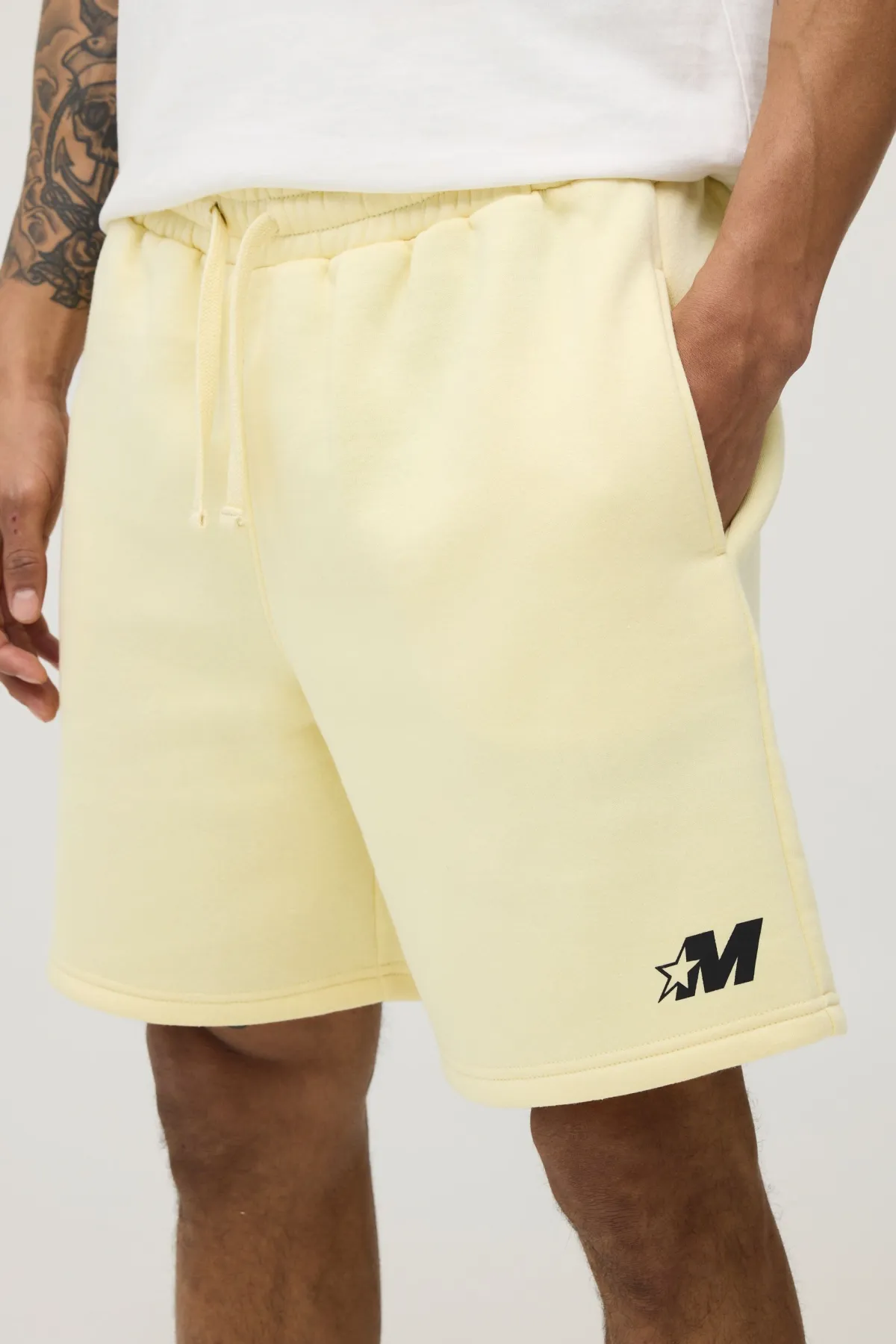 boohooMAN Short en Jersey Coupe Ample M Star<Homme Shorts|Tout Afficher