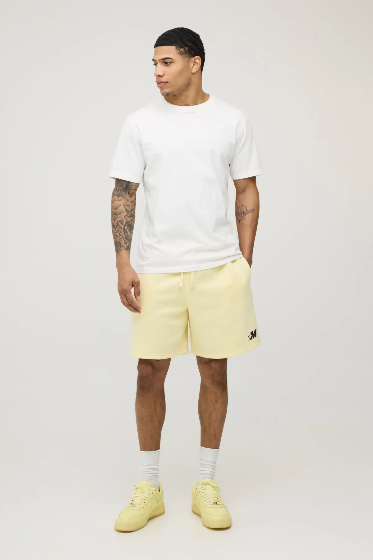 boohooMAN Short en Jersey Coupe Ample M Star<Homme Shorts|Tout Afficher
