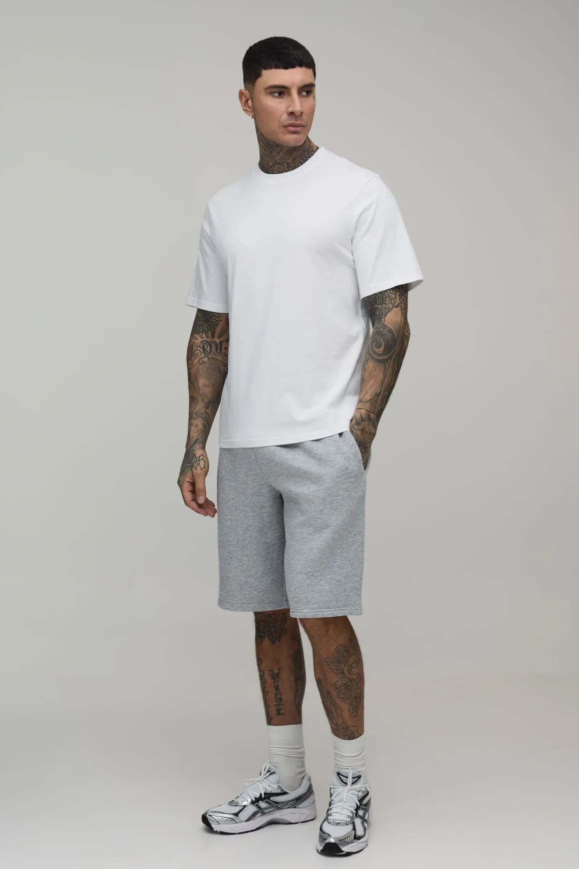 Short en Jersey Coupe Baggy Basique Tall