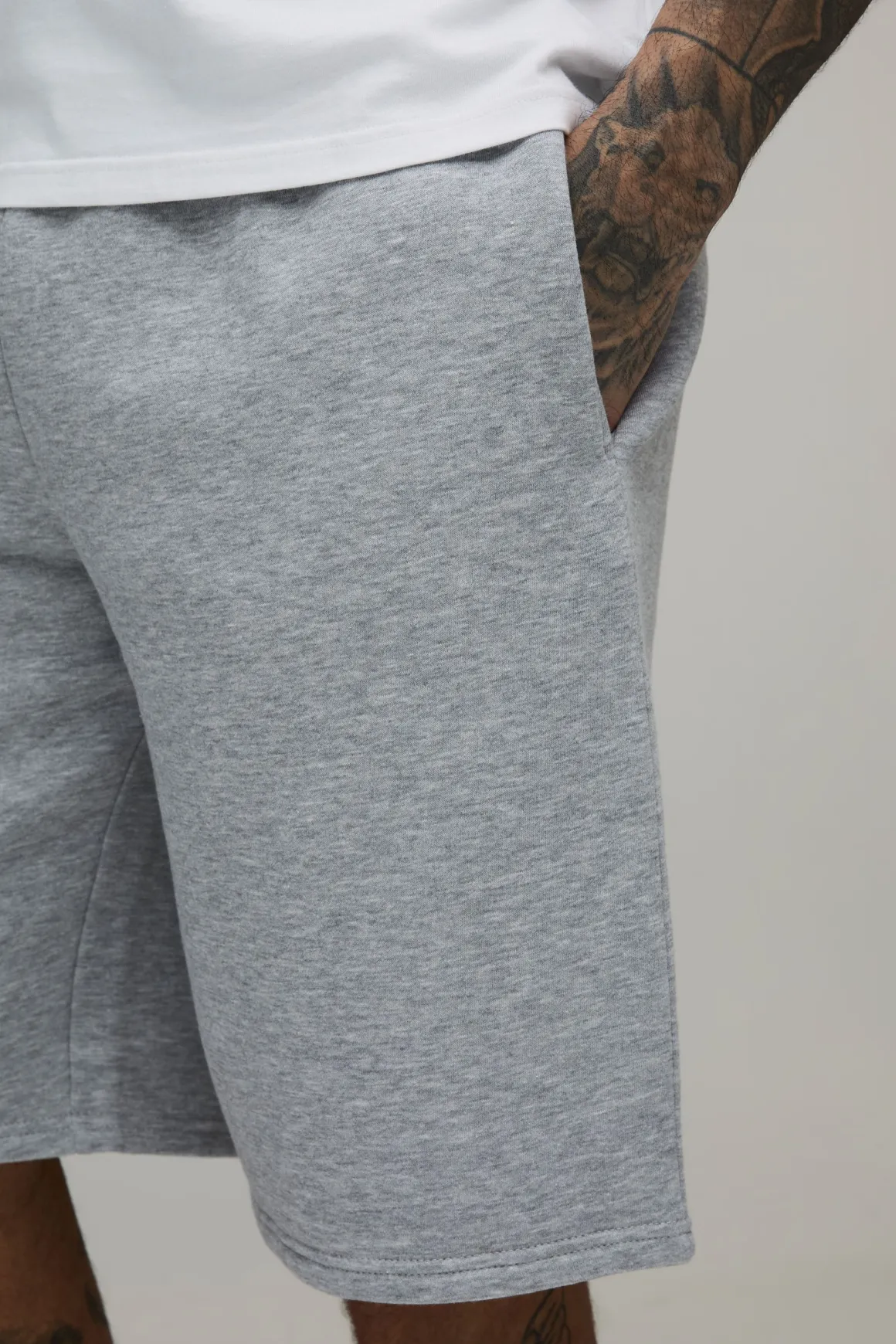 Short en Jersey Coupe Baggy Basique Tall