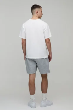 boohooMAN Short en Jersey Coupe Décontractée Basique<Homme Tout Afficher|Indispensables Grande Taille