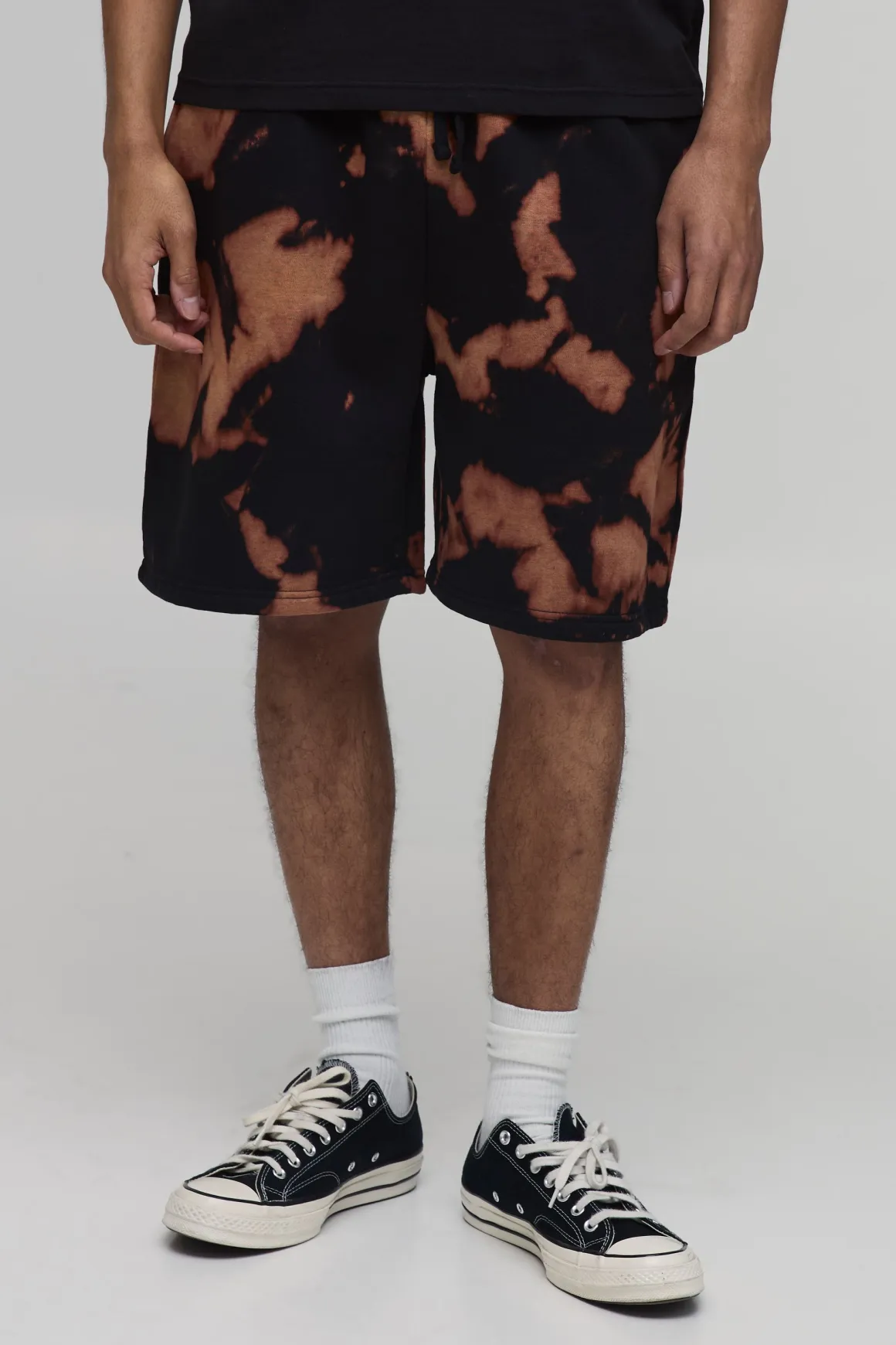 Short En Jersey Coupe Regular Avec Motif Tie-dye