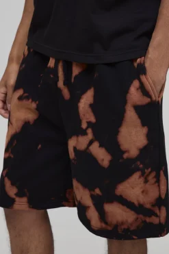 Short En Jersey Coupe Regular Avec Motif Tie-dye