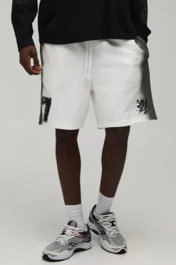 boohooMAN Short En Jersey Délavé Par Synthétiquelvérisation Coupe Baggy<Homme Shorts