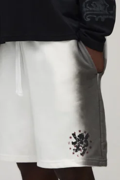 boohooMAN Short En Jersey Délavé Par Synthétiquelvérisation Coupe Baggy<Homme Shorts