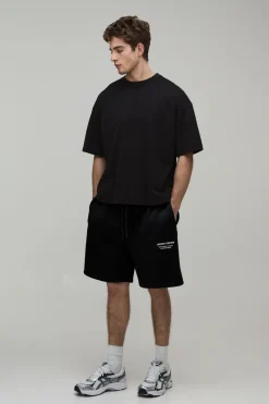 Short En Jersey Imprimé À Coupe Regular Et Structure Épaisse