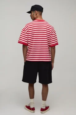 Short En Jersey Imprimé À Coupe Regular Et Structure Épaisse