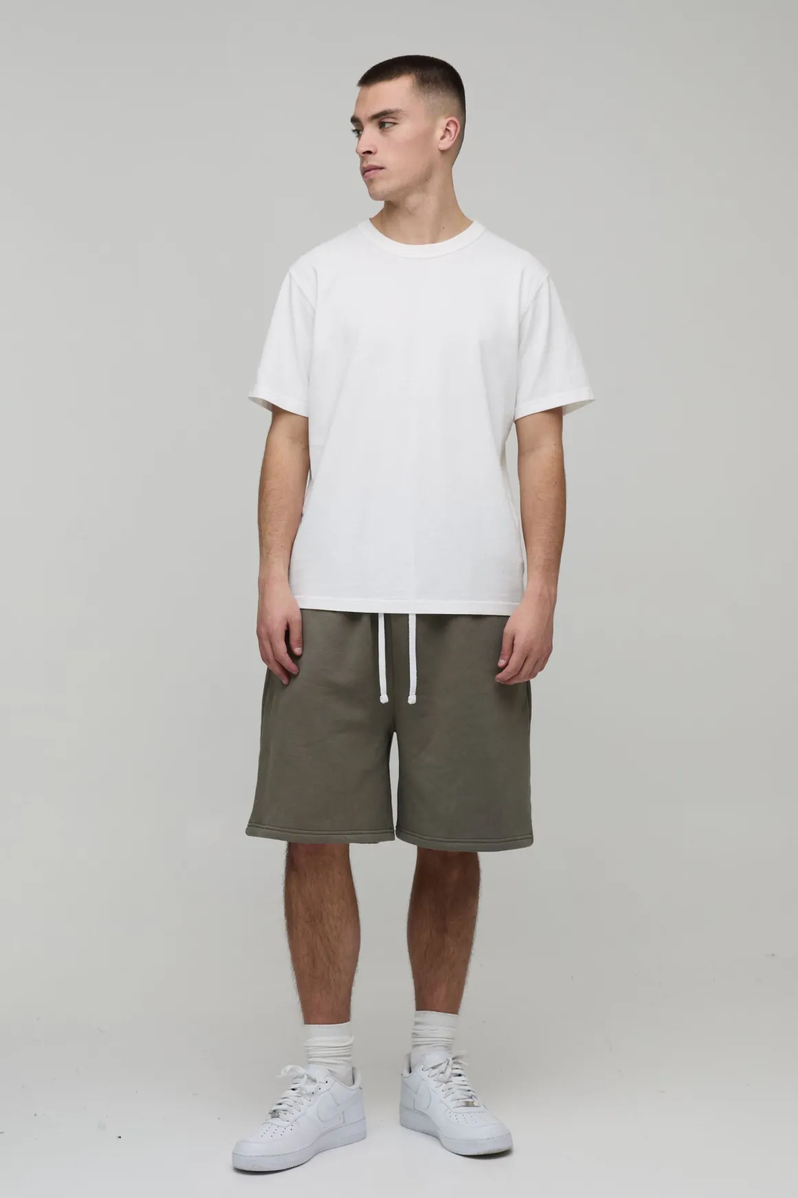 Short En Jersey Lavé Coupe Baggy Essentiel
