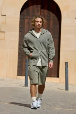 Short En Jersey Lavé Coupe Baggy Essentiel