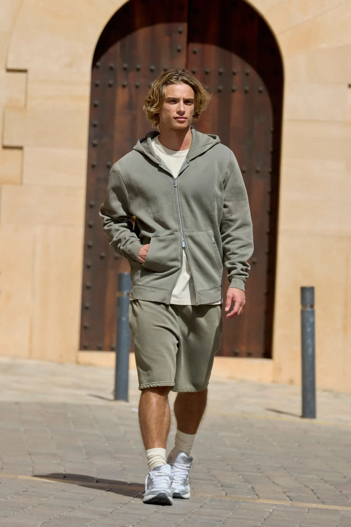 Short En Jersey Lavé Coupe Baggy Essentiel