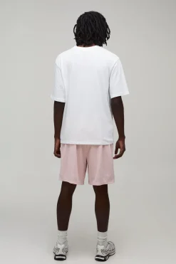 Short En Jersey Maille Imprimé Coupe Ample
