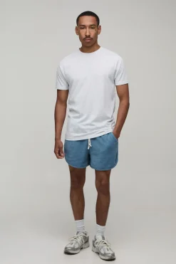 boohooMAN Short En Jersey Éponge Coupe Racer<Homme Shorts