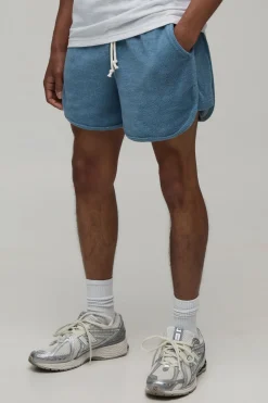 boohooMAN Short En Jersey Éponge Coupe Racer<Homme Shorts