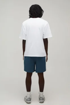 Short En Jersey Tricot À Rayures Coupe Regular