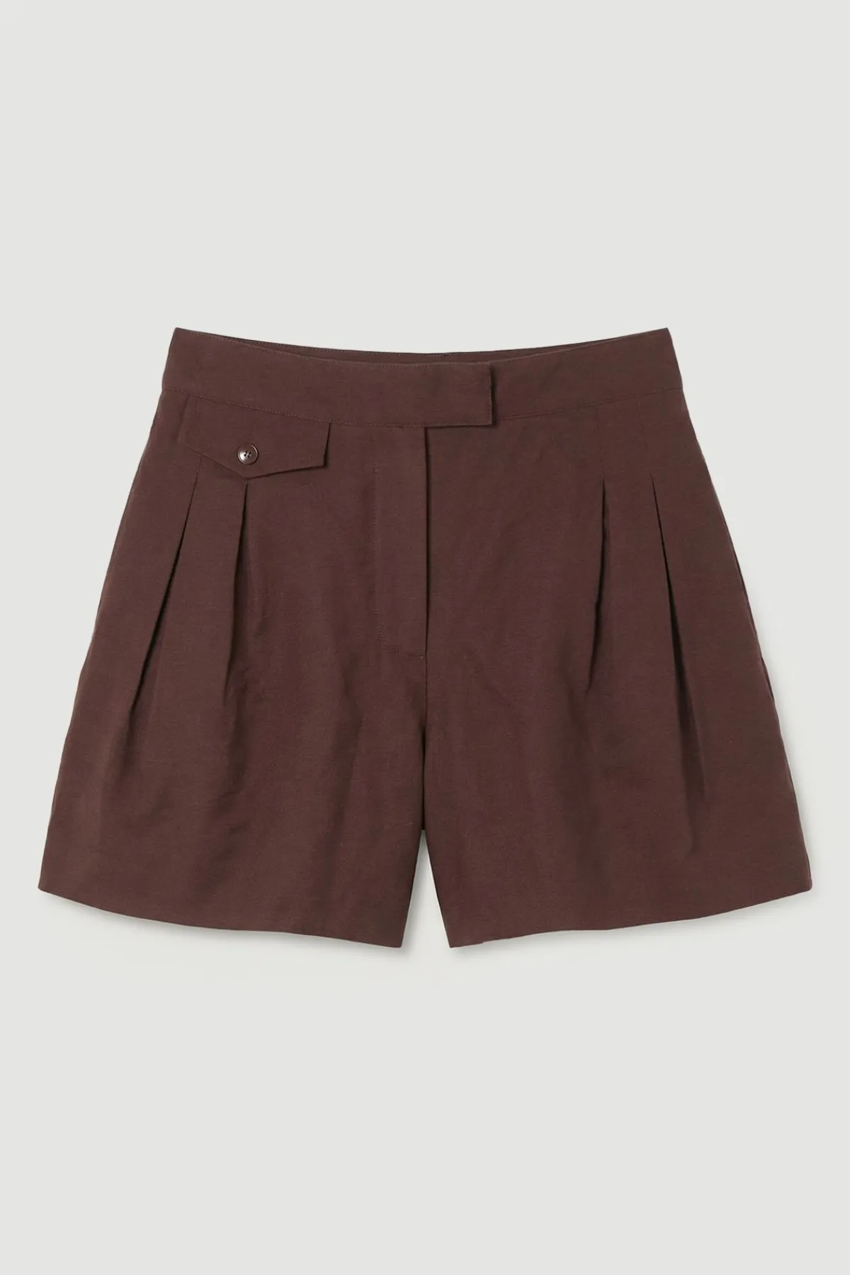 KarenMillen Short en lin viscose à poches tissées<Femme Shorts|Tenues De Plage
