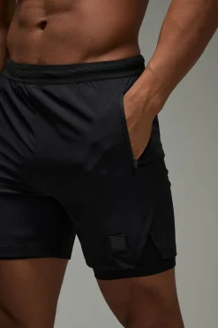 boohooMAN Short 2 en 1 - MAN Active<Homme Tout Afficher|Shorts