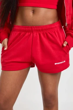Short En Molleton Brodé Avec Passepoil Sports Club