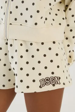 Short En Molleton À Pois Dsgn Studio