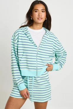 boohoo Short En Molleton À Rayures<Femme Survêtements|Survêtements