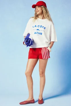 boohoo Short En Molleton À Rayures<Femme Survêtements|Survêtements