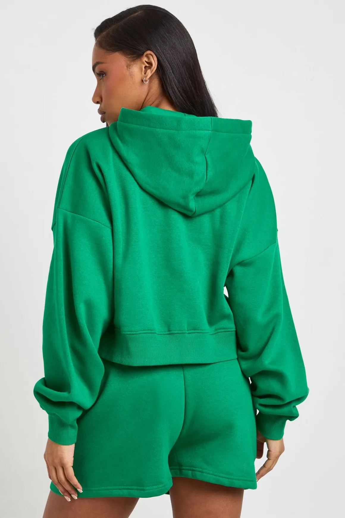 Short En Molleton Taille Haute Avec Cordon De Serrage Interne