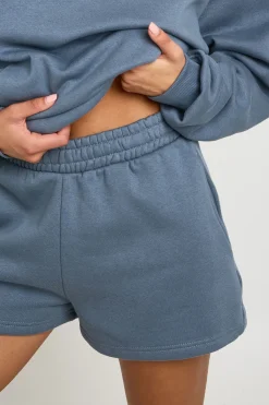boohoo Short En Molleton Taille Haute Avec Cordon De Serrage Interne<Femme Survêtements|Survêtements