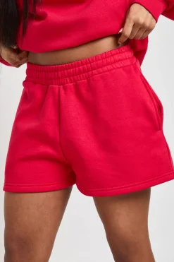 Short En Molleton Taille Haute Avec Cordon De Serrage Interne