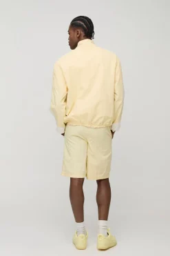 boohooMAN Short en nylon à taille élastiquée, coupe décontractée et blocs de couleur<Homme Shorts