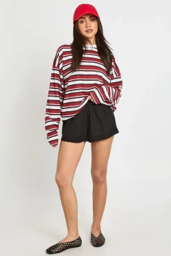 Short En Popeline Avec Finitions Broderie Anglaise