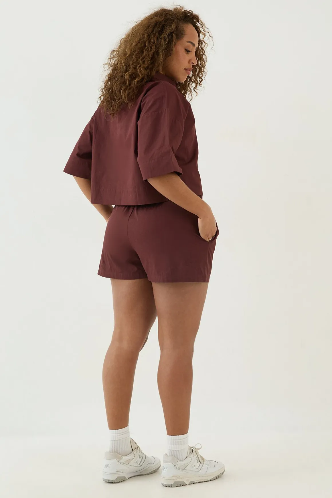 Short En Popeline À Boutons Henley Dsgn Studio