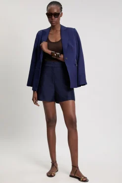 Short En Satin Ajusté