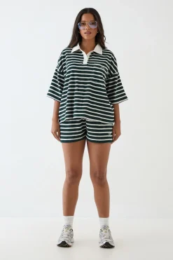 Short En Tissu Éponge À Rayures Dsgn Studio
