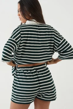 Short En Tissu Éponge À Rayures Dsgn Studio