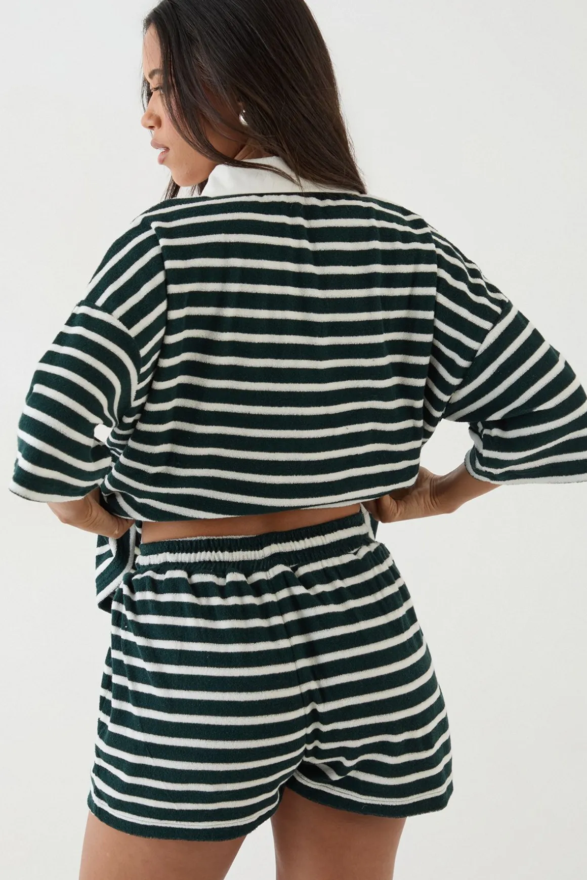 Short En Tissu Éponge À Rayures Dsgn Studio