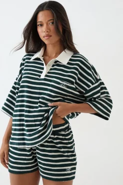Short En Tissu Éponge À Rayures Dsgn Studio