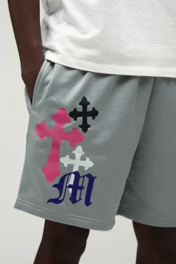 boohooMAN Short En Tricot Croisé Coupe Regular<Homme Shorts