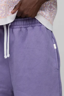 Short Essentiel Oversize Délavé À Entrejambe Bas